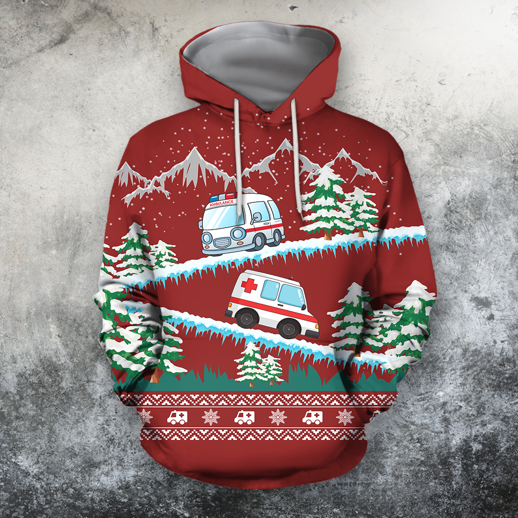 Ambulance Shirts and Shorts-Apparel-6teenth World™-Hoodie-S-Vibe Cosy™