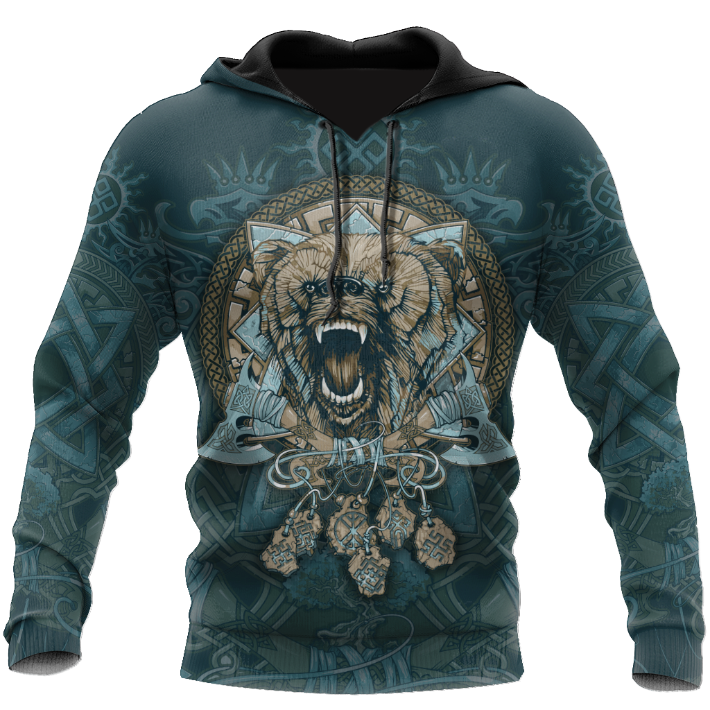 3D All Over Printed Bear Tribal Tattoo TR2910207PT