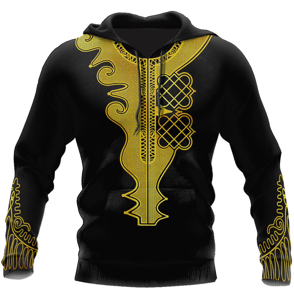 Black Panther African Classic Pattern 3D All Over Print Hoodie
