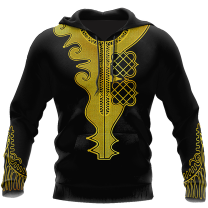 Black Panther African Classic Pattern 3D All Over Print Hoodie
