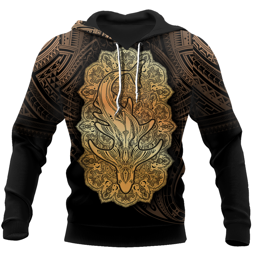 Wild Shark Polynesian 3d all over printed shirt and short for man and women JJ190202 PL-Apparel-PL8386-Hoodie-S-Vibe Cosy™