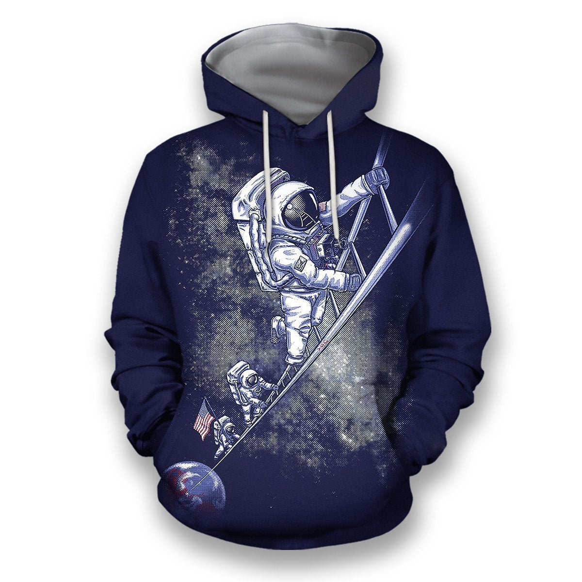 3D all over print astronauts-Apparel-HbArts-Hoodies-S-Vibe Cosy™