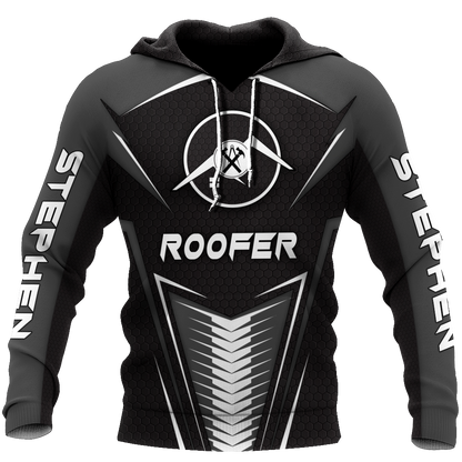 Custom Name Roofer Man - Crazy Enough To Love This 3D All Over Printed Shirts For Men