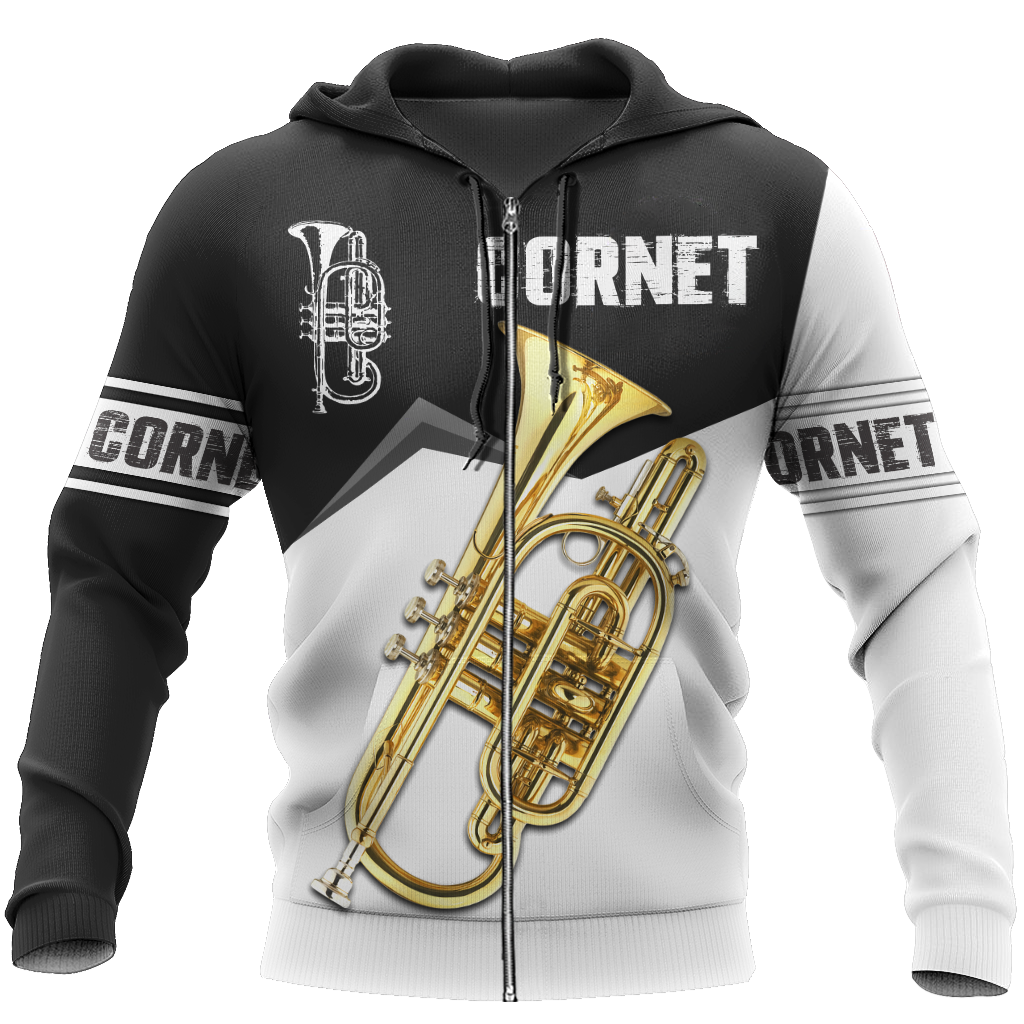 Cornet music 3d hoodie shirt for men and women HG HAC260202-Apparel-HG-Zip hoodie-S-Vibe Cosy™