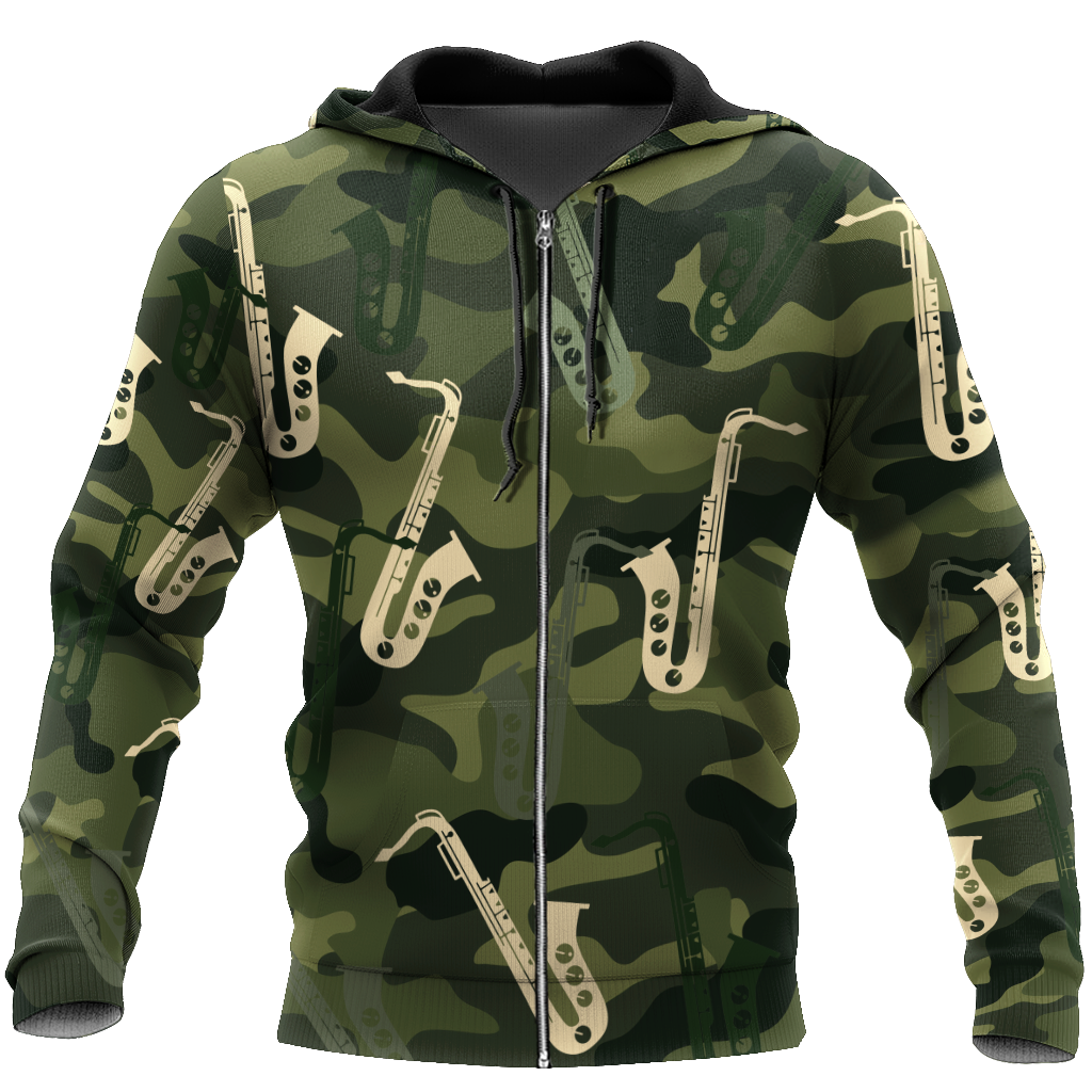 Saxophone music 3d hoodie shirt for men and women HG1143-Apparel-HG-Zip hoodie-S-Vibe Cosy™
