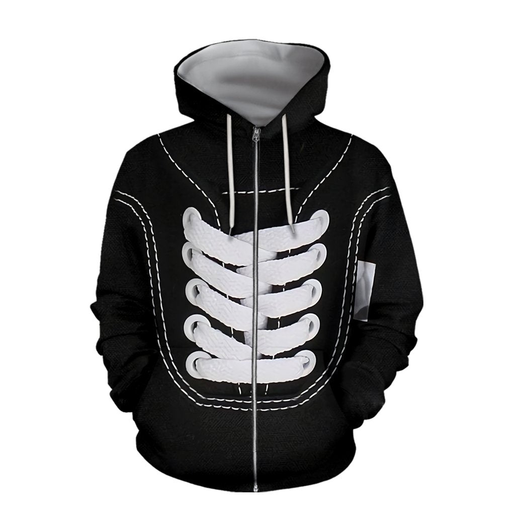 Classic Sneaker 3D All Over Printed Shirts for Men and Women AM080201-Apparel-TT-Zipped Hoodie-S-Vibe Cosy™