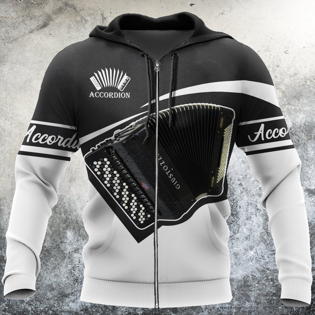 Accordion music 3d hoodie shirt for men and women HG HAC090101-Apparel-HG-Zip hoodie-S-Vibe Cosy™