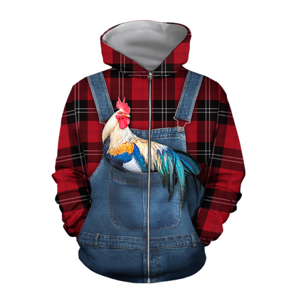 Baby Chicken Hoodie T-Shirt Sweatshirt for Men and Women Pi130205-Apparel-NM-Zip hoodie-S-Vibe Cosy™