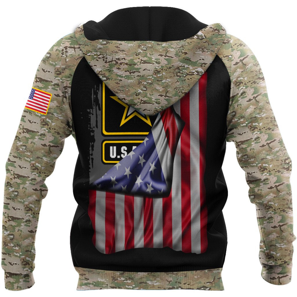 Soldier US Army 3D All Over Printed Shirt Hoodie MP21082002