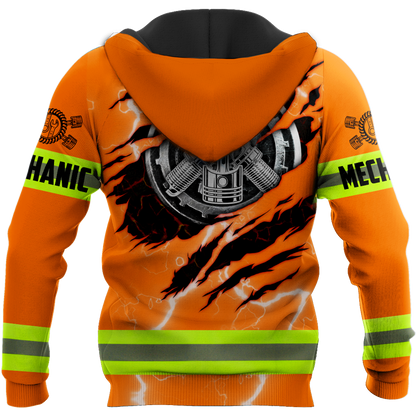 All Over Printed Mechanic Hoodie For Men and Women TRST1610202