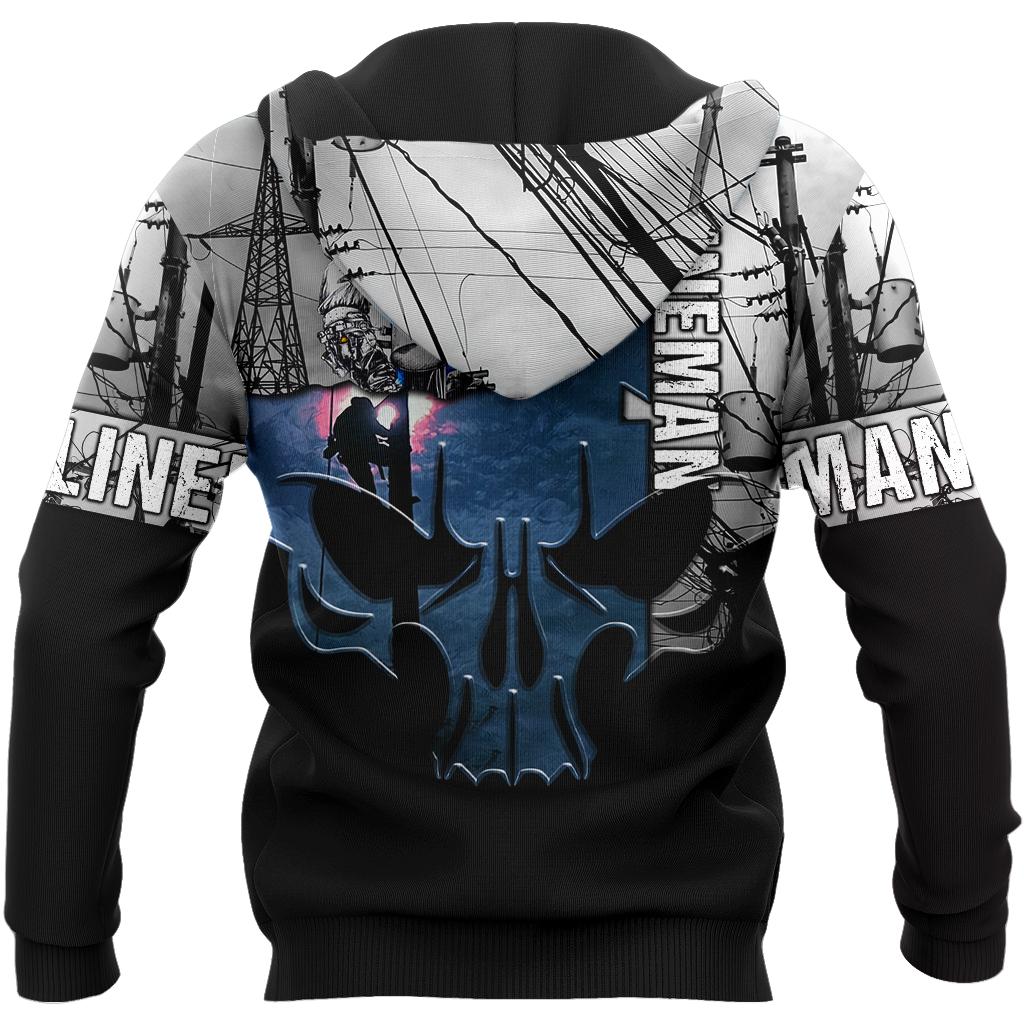 Lineman 3D All Over Printed Hoodie HAC230901
