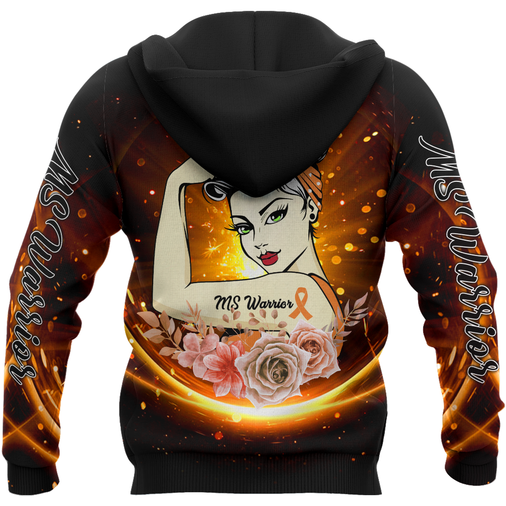 Multiple sclerosis warrior 3d hoodie shirt for men and women HAC270406-Apparel-HG-Zip hoodie-S-Vibe Cosy™
