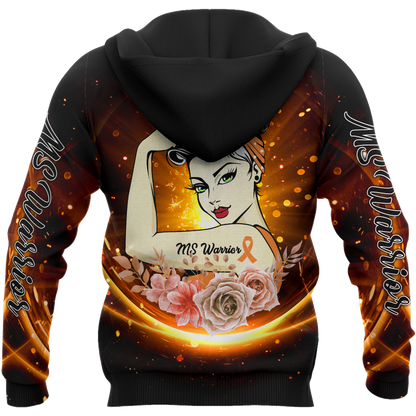 Multiple sclerosis warrior 3d hoodie shirt for men and women HAC270406-Apparel-HG-Zip hoodie-S-Vibe Cosy™