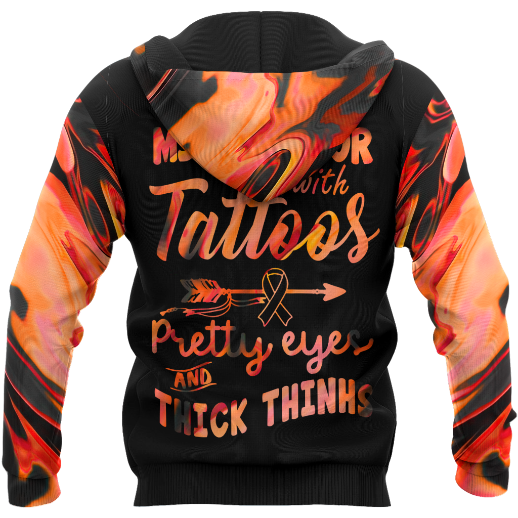 Multiple sclerosis warrior 3d hoodie shirt for men and women-Apparel-HG-Zip hoodie-S-Vibe Cosy™