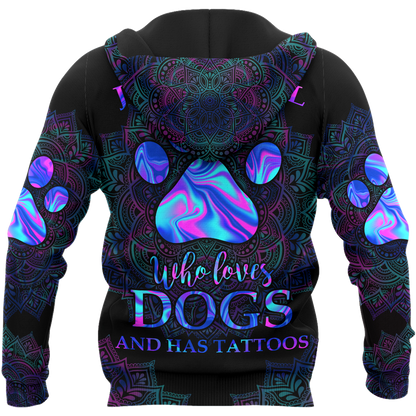 Girl loves dogs 3d hoodie shirt for men and women HAC100906