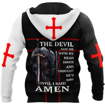 The Devil Saw Me With My Head Down 3D All Over Printed Shirts For Men and Women Pi250501S13-Apparel-TA-Hoodie-S-Vibe Cosy™