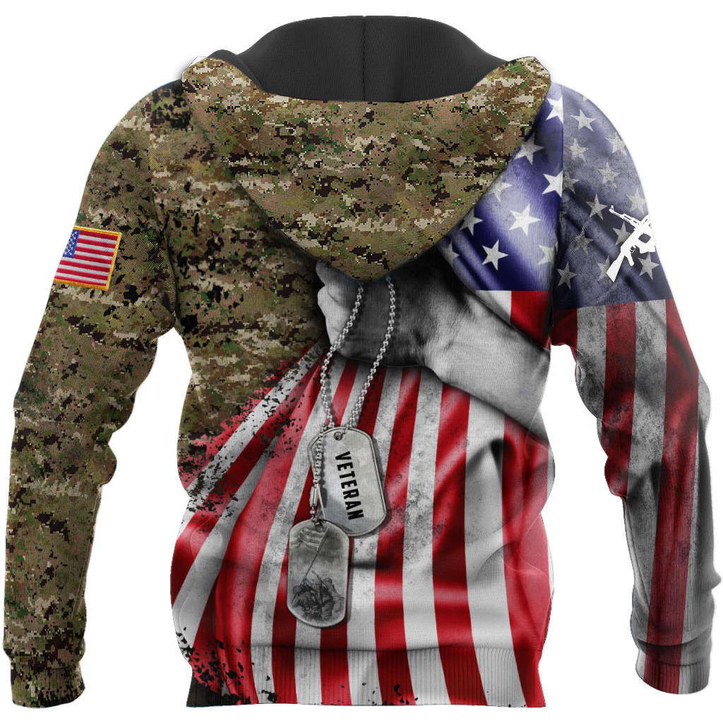 US Air Force tag Custom name 3D shirts for men and women