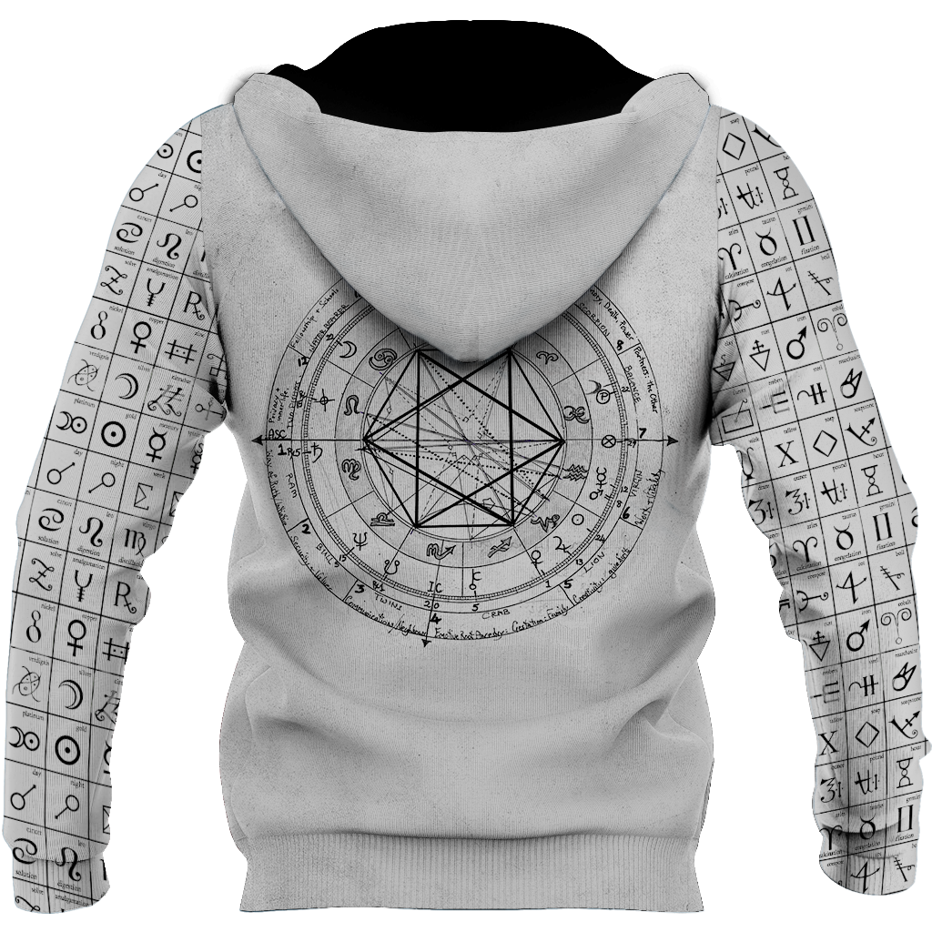 Alchemy Birth Chart 3D All Over Printed Shirts Hoodie JJ160302-Apparel-MP-Hoodie-S-Vibe Cosy™