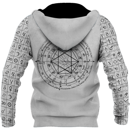 Alchemy Birth Chart 3D All Over Printed Shirts Hoodie JJ160302-Apparel-MP-Hoodie-S-Vibe Cosy™