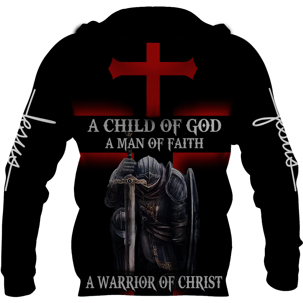 Knight God Jesus 3D All Over Printed Shirt Hoodie For Men And Women JJ060401-Apparel-MP-Hoodie-S-Vibe Cosy™