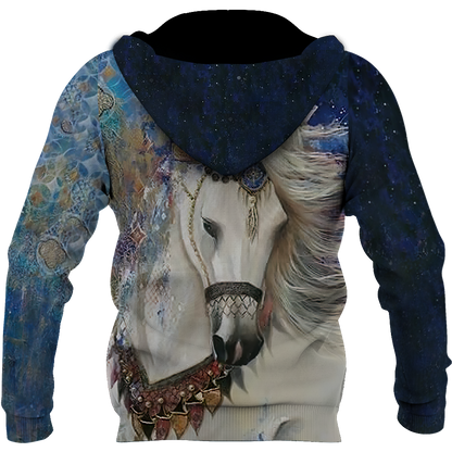 Love Horses 3D All Over Printed Shirts For Men And Women JJ110402-Apparel-MP-Hoodie-S-Vibe Cosy™