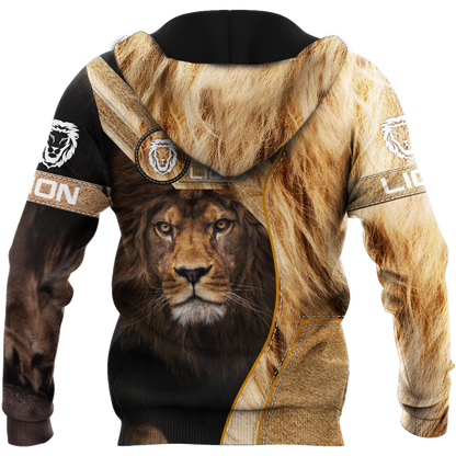 Love Lion 3D all over printed shirts for men and women TR1106201-Apparel-Huyencass-Hoodie-S-Vibe Cosy™