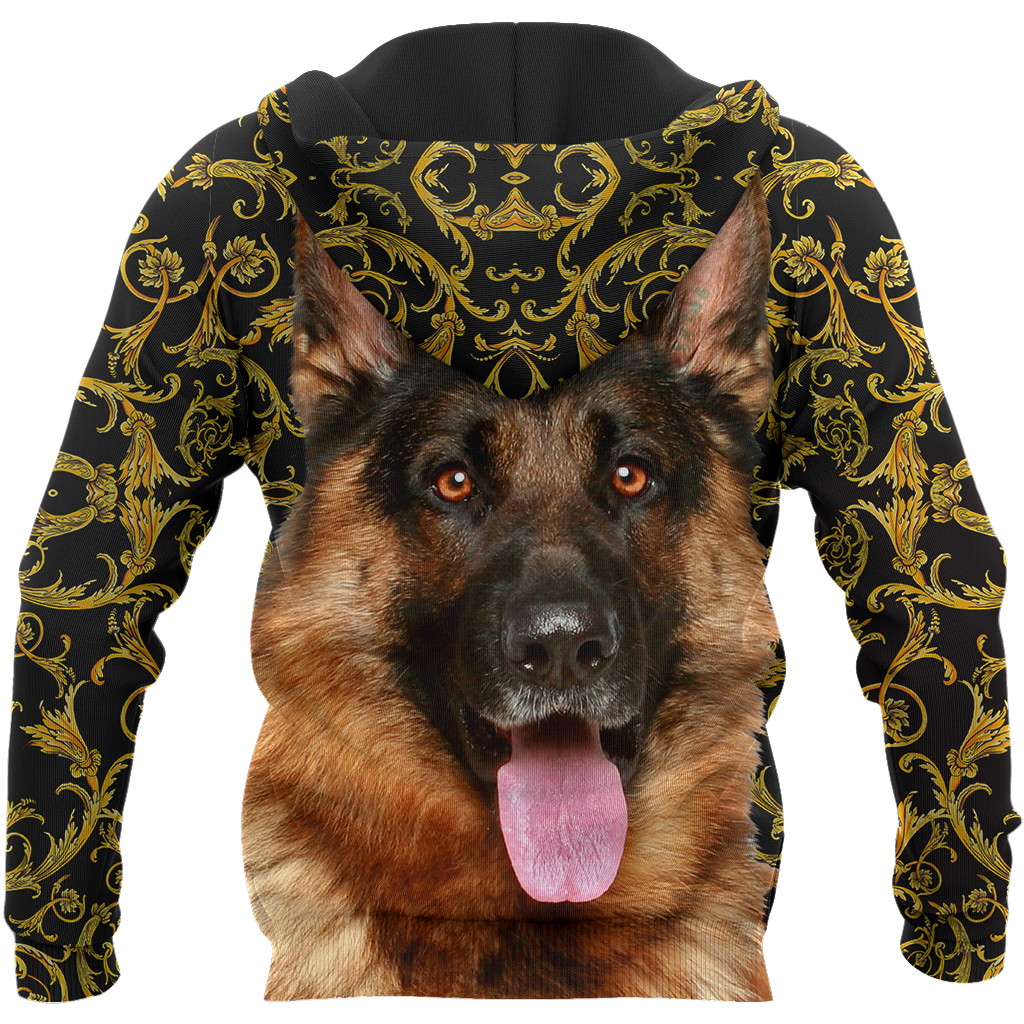 German shepherd 3d hoodie shirt for men and women HAC280703-Apparel-HG-Zip hoodie-S-Vibe Cosy™