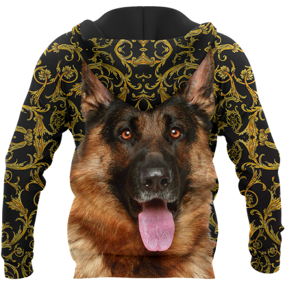German shepherd 3d hoodie shirt for men and women HAC280703-Apparel-HG-Zip hoodie-S-Vibe Cosy™