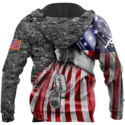 US Air Force tag Custom name 3D shirts for men and women