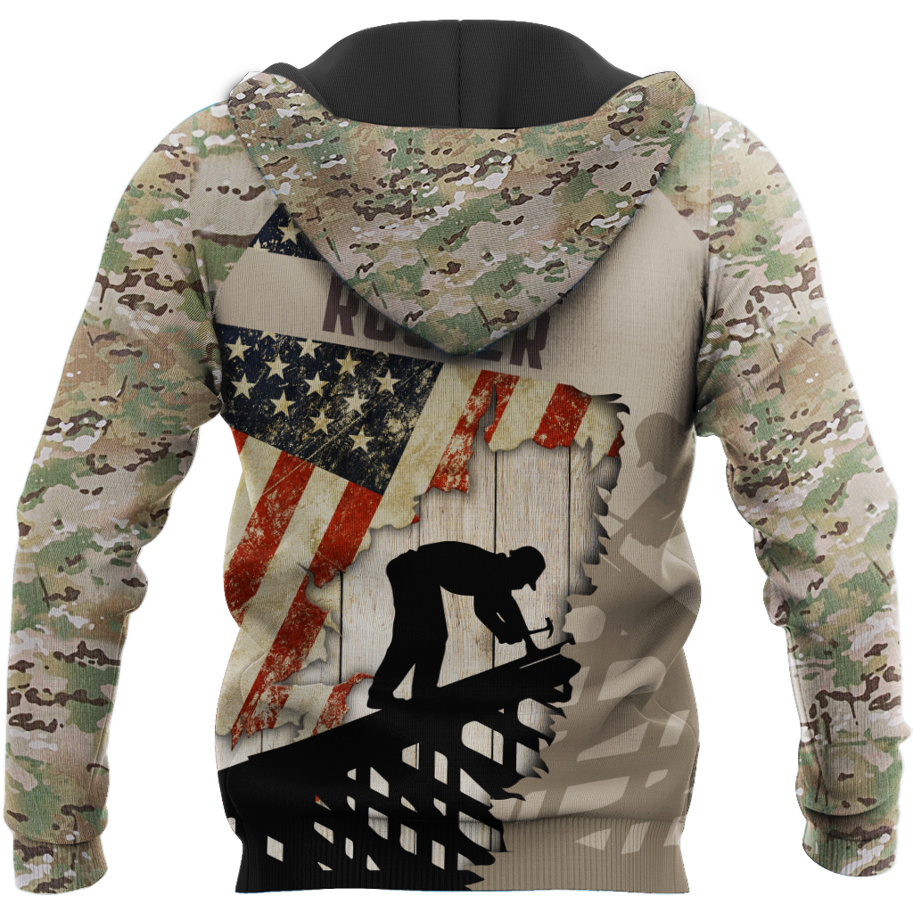 Premium Unisex All Over Printed Roofer Shirts MEI