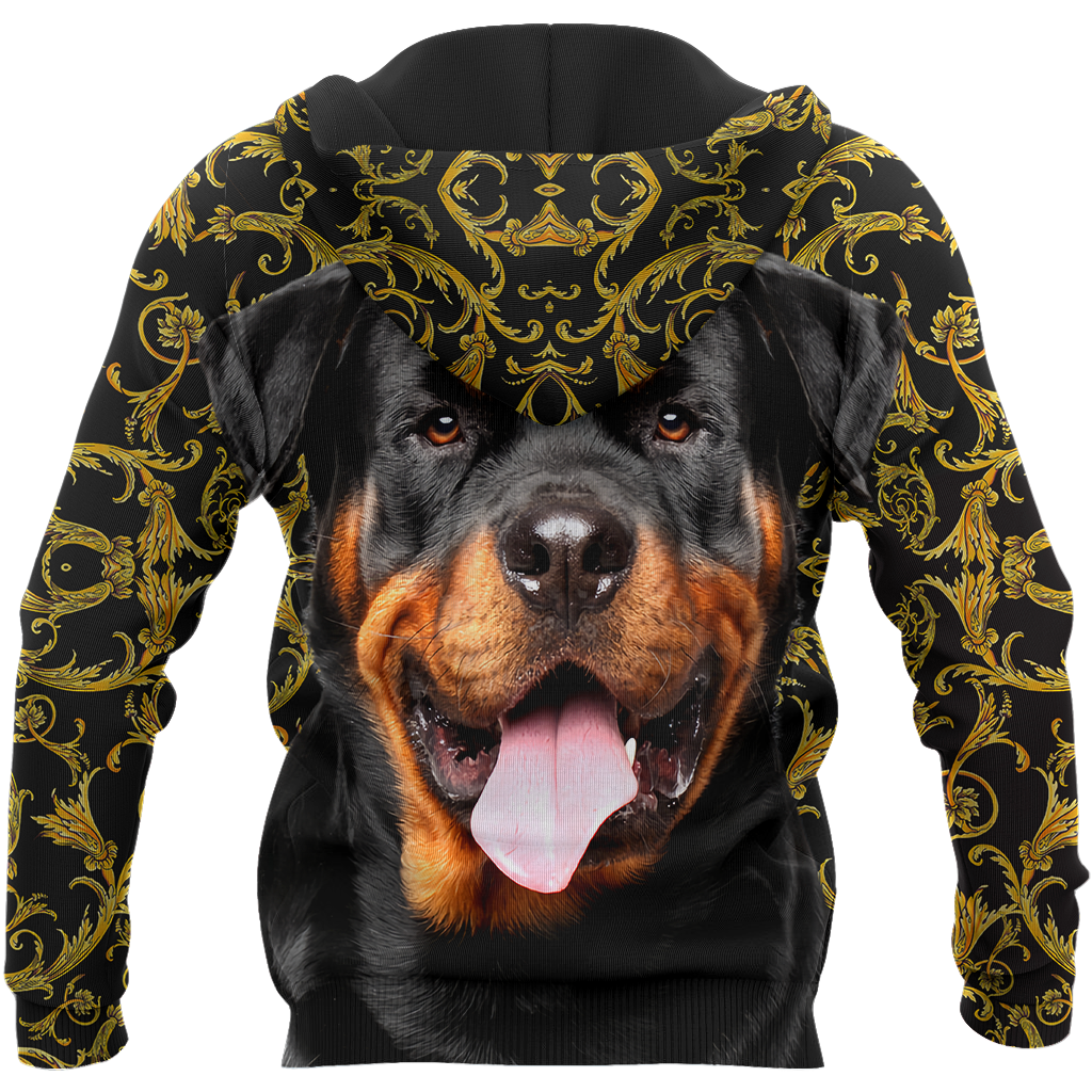 Rottweiler 3d hoodie shirt for men and women HAC280702-Apparel-HG-Zip hoodie-S-Vibe Cosy™