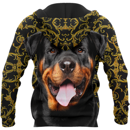 Rottweiler 3d hoodie shirt for men and women HAC280702-Apparel-HG-Zip hoodie-S-Vibe Cosy™