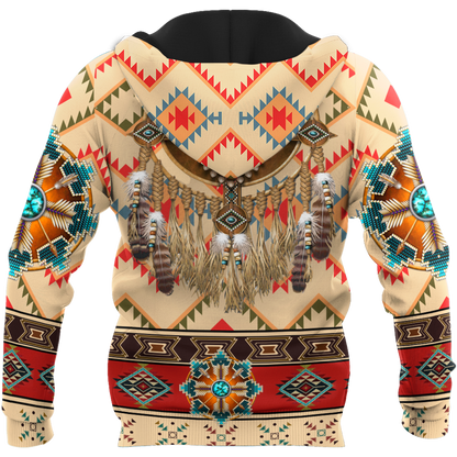 Native American Pattern Dreamcatcher 3D All Over Printed Shirts For Men