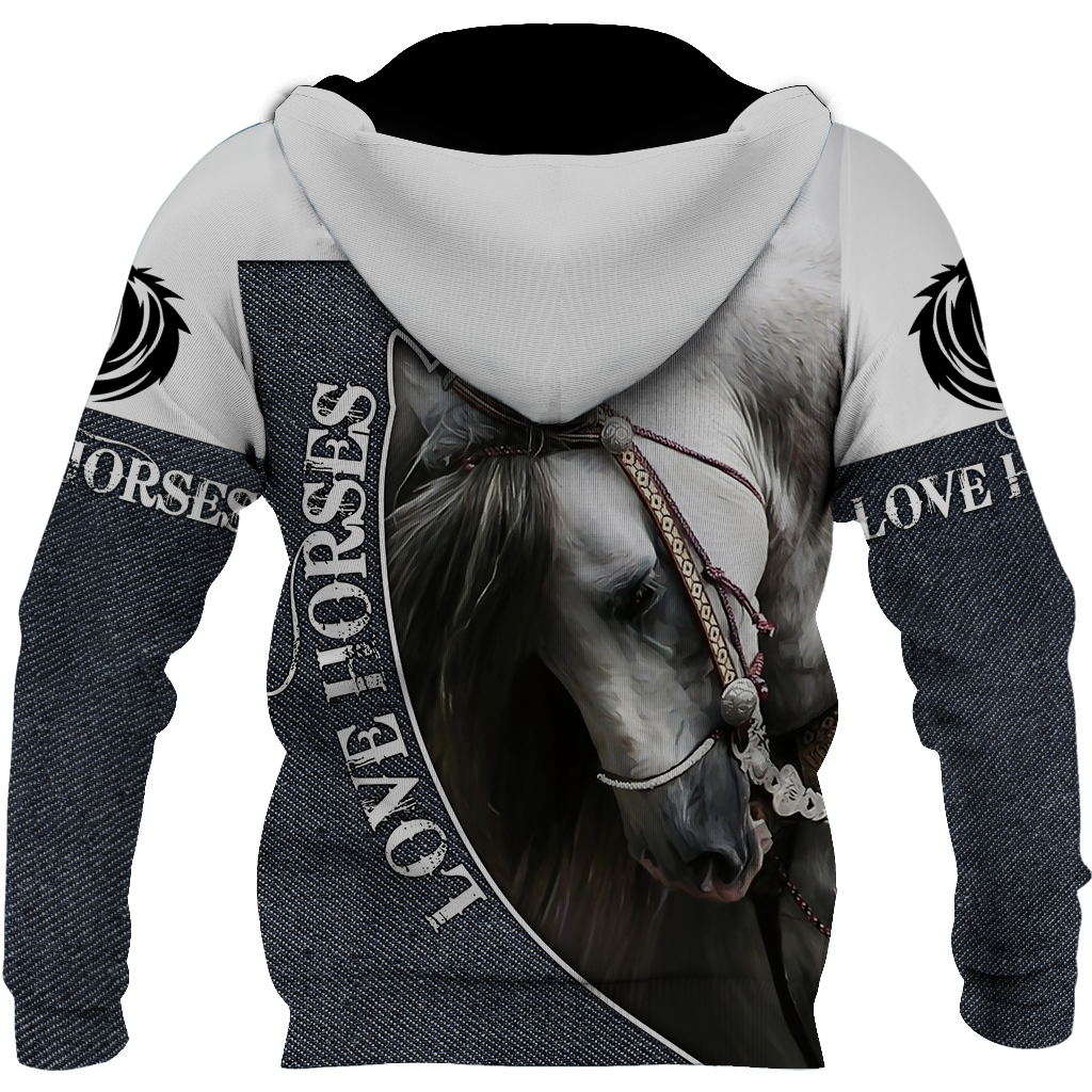 Love Beautiful Horse 3D All Over Printed Shirts JJ270401-Apparel-MP-Hoodie-S-Vibe Cosy™