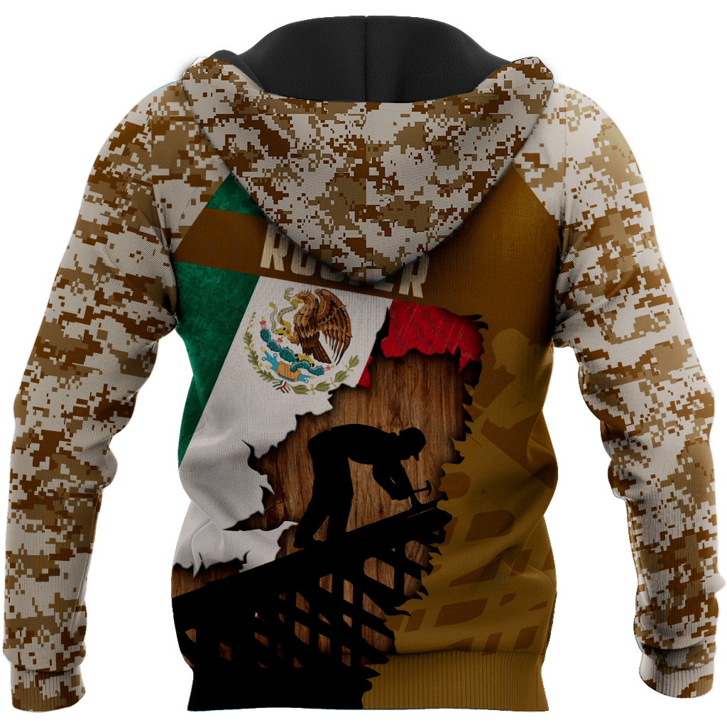 Premium Unisex All Over Printed Mexican Roofer Shirts MEI