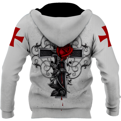 The Cross 3D All Over Printed Shirt Hoodie JJ020403-Apparel-MP-Hoodie-S-Vibe Cosy™