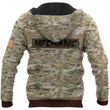 Mechanic Camo 3D All Over Printed Hoodie For Men and Women TN15092003