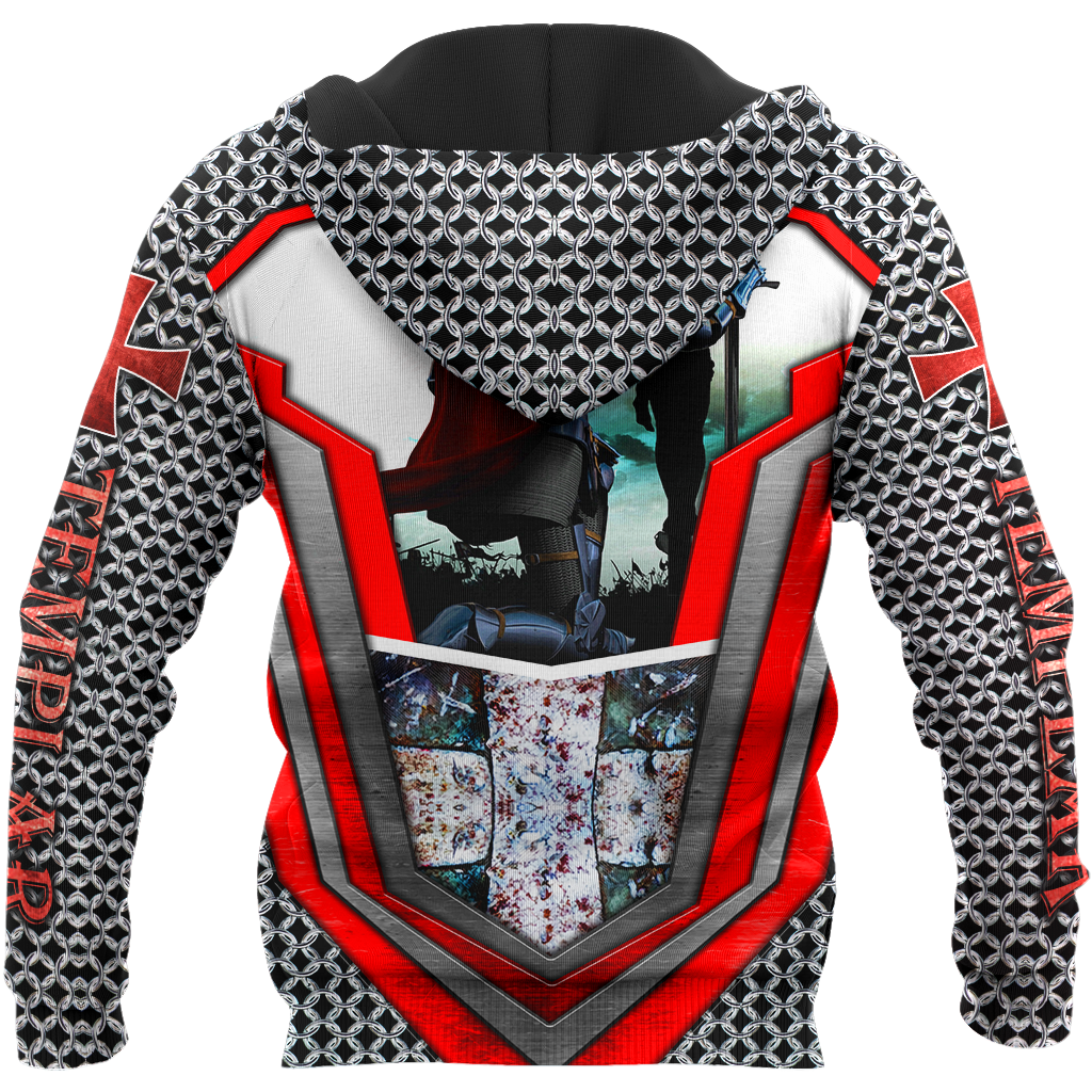 Knights Templar 3D all over printed for men and women PL19082003