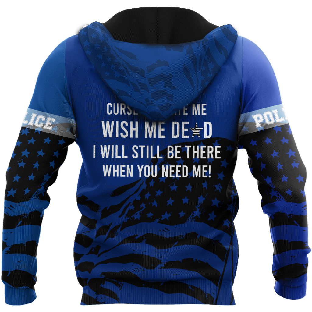 Police will still be there 3D over printed shirts TR110401-Apparel-Huyencass-Hoodie-S-Vibe Cosy™