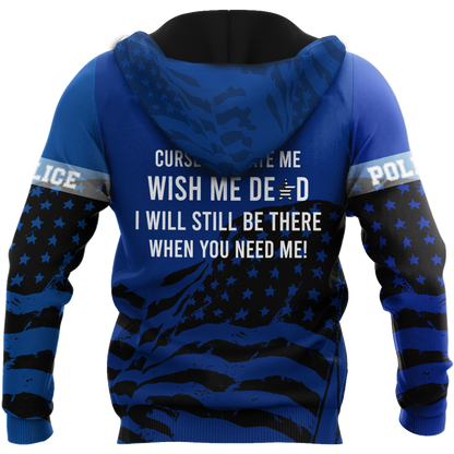 Police will still be there 3D over printed shirts TR110401-Apparel-Huyencass-Hoodie-S-Vibe Cosy™