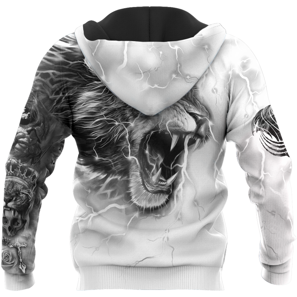 Lion Tattoo Art Hoodie T Shirt For Men and Women HAC310501-NM