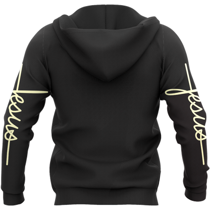 Jesus saves 3d hoodie shirt for men and women HG HAC040101-Apparel-HG-Zip hoodie-S-Vibe Cosy™