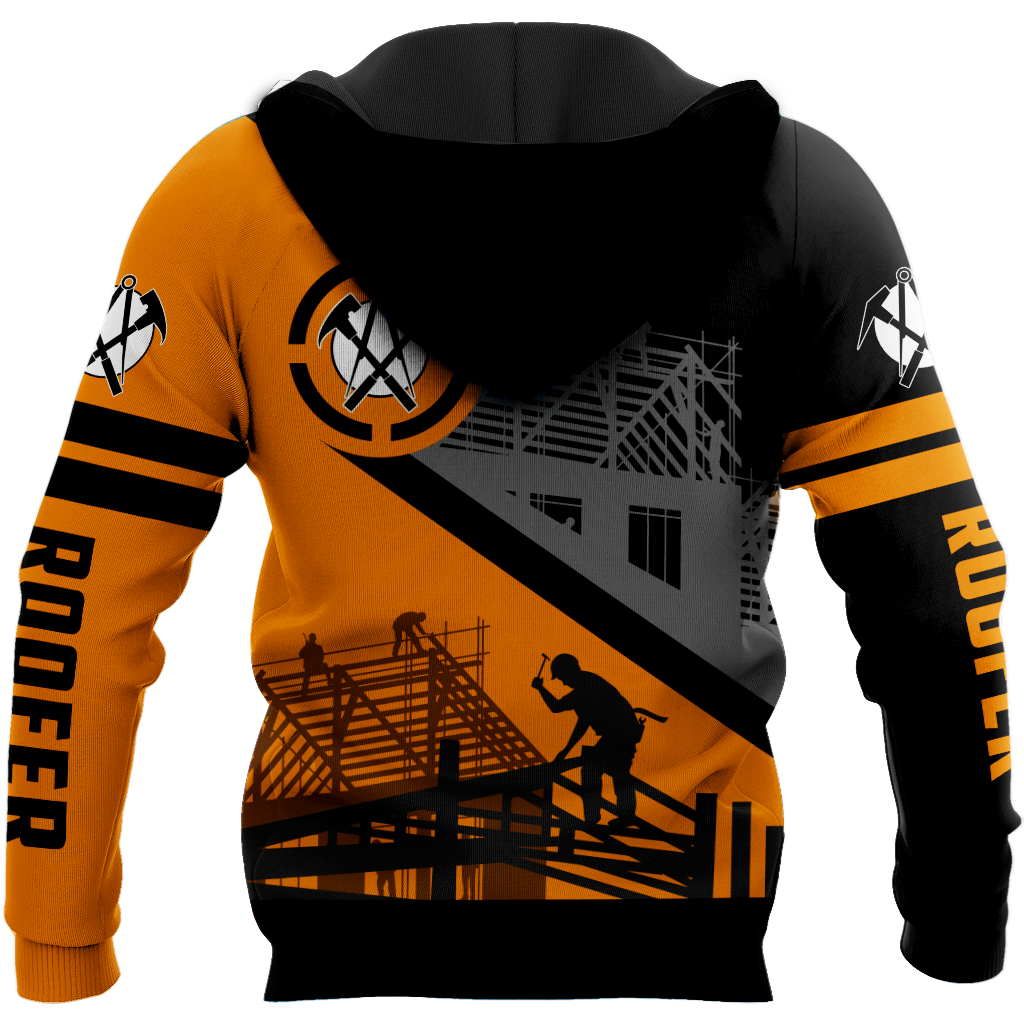 Custom Name Roofer Man 3D All Over Printed Shirts For Men