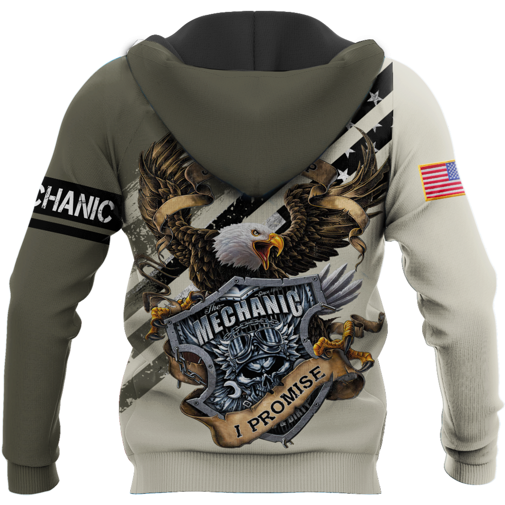 Mechanic All Over Printed Hoodie For Men and Women TR1710206