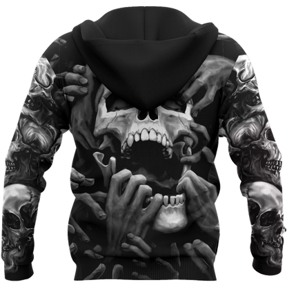 Premium Skull Tattoo 3D All Over Printed Unisex Shirts