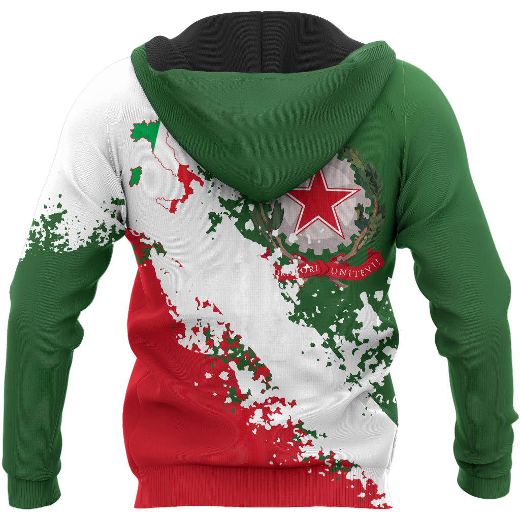 Italy Pride 3D All Over Printed Hoodie Shirt Limited by SUN HAC240605-Apparel-SUN-Hoodie-S-Vibe Cosy™