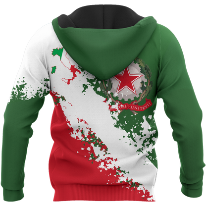 Italy Pride 3D All Over Printed Hoodie Shirt Limited by SUN HAC240605-Apparel-SUN-Hoodie-S-Vibe Cosy™
