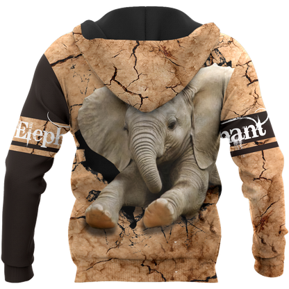 Elephant 3d hoodie shirt for men and women HG71506S5-Apparel-HG-Zip hoodie-S-Vibe Cosy™