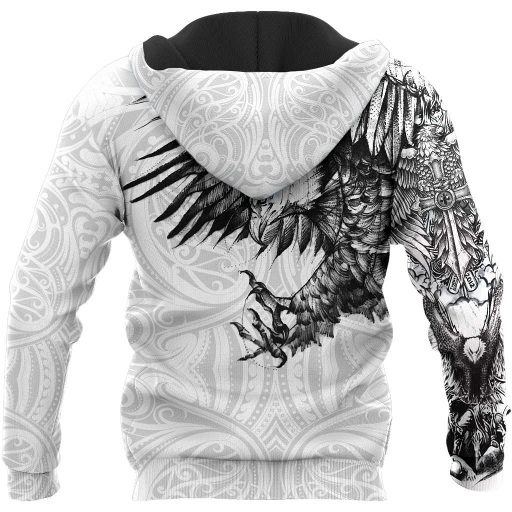 Eagle Tattoo Art Hoodie T Shirt For Men and Women HAC300503-NM-Apparel-NM-Hoodie-S-Vibe Cosy™