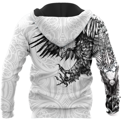 Eagle Tattoo Art Hoodie T Shirt For Men and Women HAC300503-NM-Apparel-NM-Hoodie-S-Vibe Cosy™